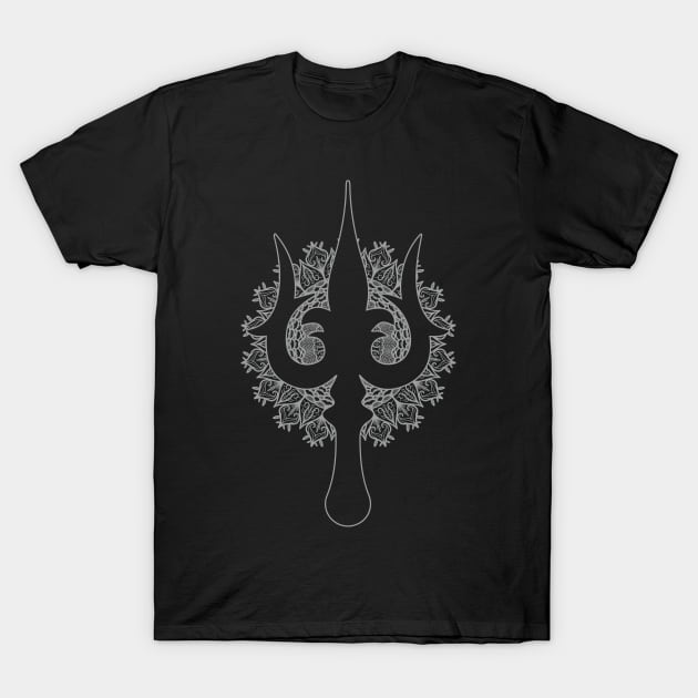 Trisula  -Trident of Shiva T-Shirt by Nartissima